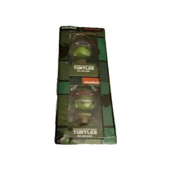 NEW Lot Of 4Teenage Mutant Ninja Turtles‎ 3" Kidrobot Nick Vinyl Mini Figure2024 - Picture 4 of 6
